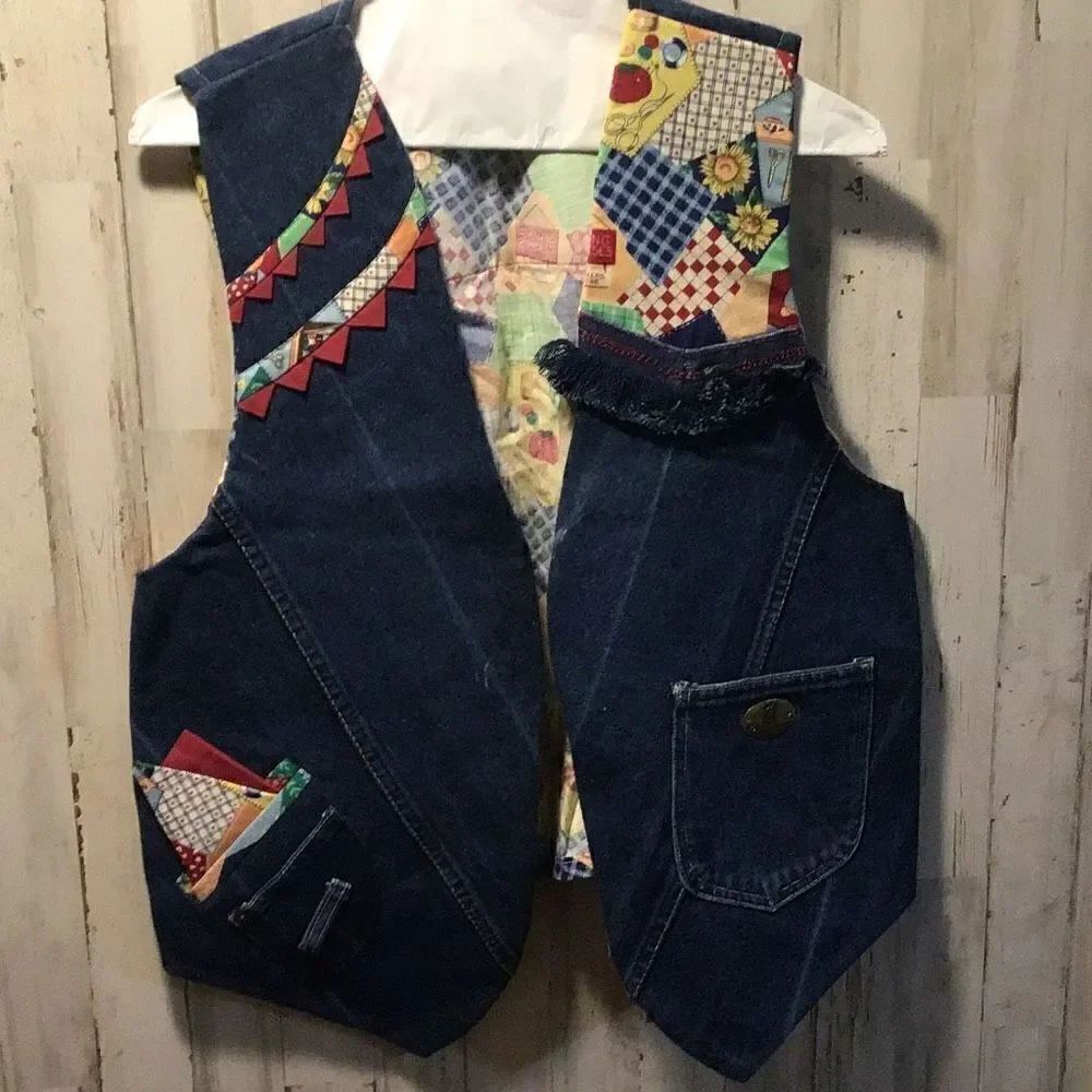 Handmade vest from seamstress estate sale in New Orleans